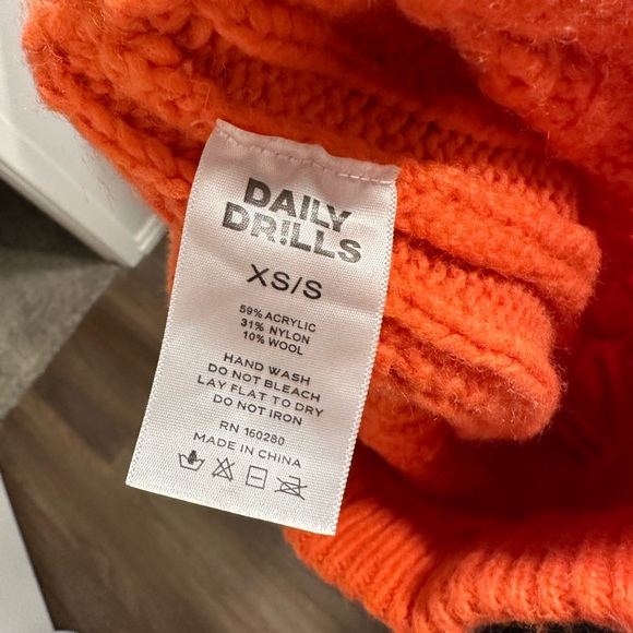 daily drills orange sweater set - Picture 13 of 15